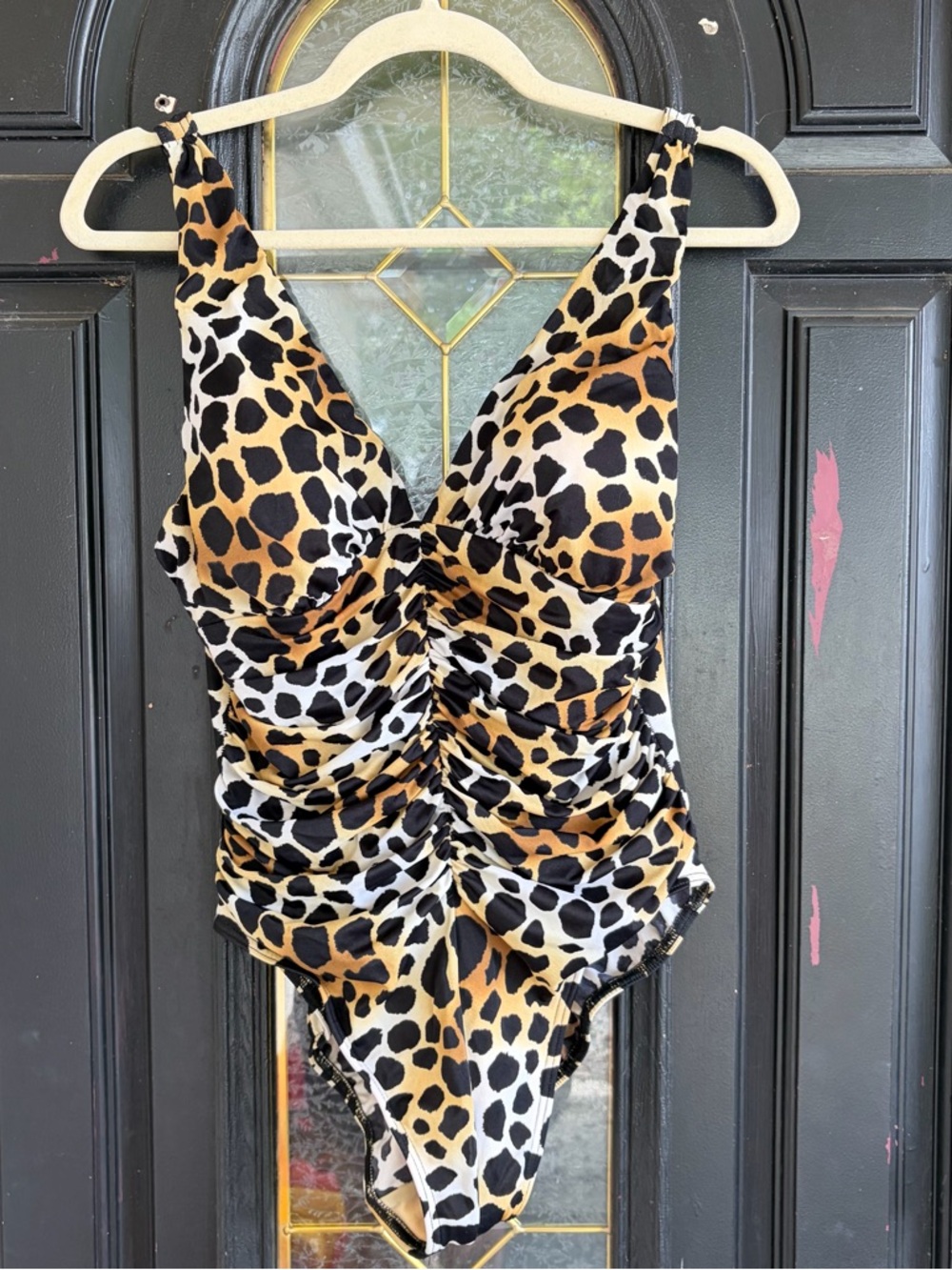 Miraclesuit 16 Leopard Print One-Piece Swimsuit in Black, Brown, White